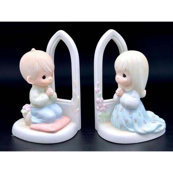 🙏 Precious Moments “A Time to Pray” Boy & Girl Praying Faith & Inspiration